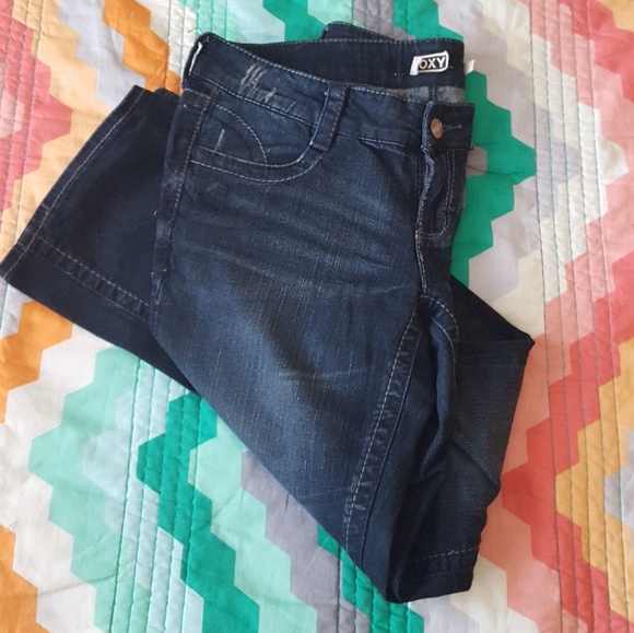 ROXY ⭐ BOOT CUT JEANS ⭐ SIZE 13 JR or 10/12 WOMEN' - Picture 4 of 7